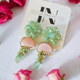 Whimsical Pastel Upcycled OOAK Dangle Earrings
