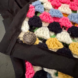 Granny Square Blanket Scarf Collar, Blanket Shawl