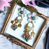 West Palm Repurposed Vintage Earrings