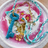 Boho Skeleton Key Charm Necklace