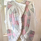 Heirloom Patchwork Quilt Vest | Double Wedding Ring Quilt Vest