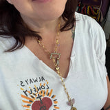 Whimsical Lariat Charm Necklace