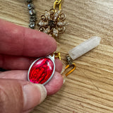 Eclectic Lariat Charm Necklace