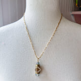 Repurposed Spent Bullet Casing Gold Necklace