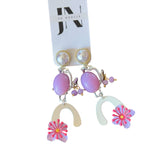 Whimsical Charm Upcycled OOAK Dangle Earrings