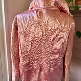 Little Red Riding Hood Pink Satin Jacket with Hood
