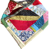 ‘60’s Fabric Patchwork Snap Front Scarf