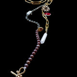 Eclectic Lariat Charm Necklace