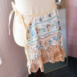 Boho Repurposed Vintage Shawl Scarf Collar