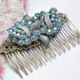 Something Blue Hair Comb