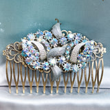 Something Blue Hair Comb